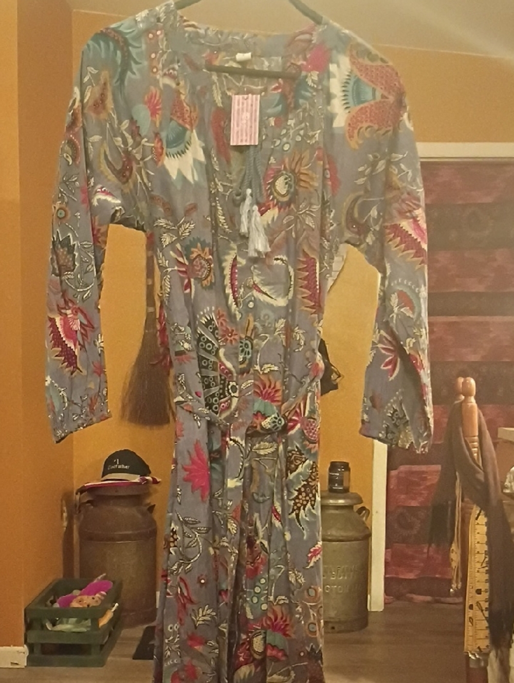Raj 100% Cotton Belted Summer Dress